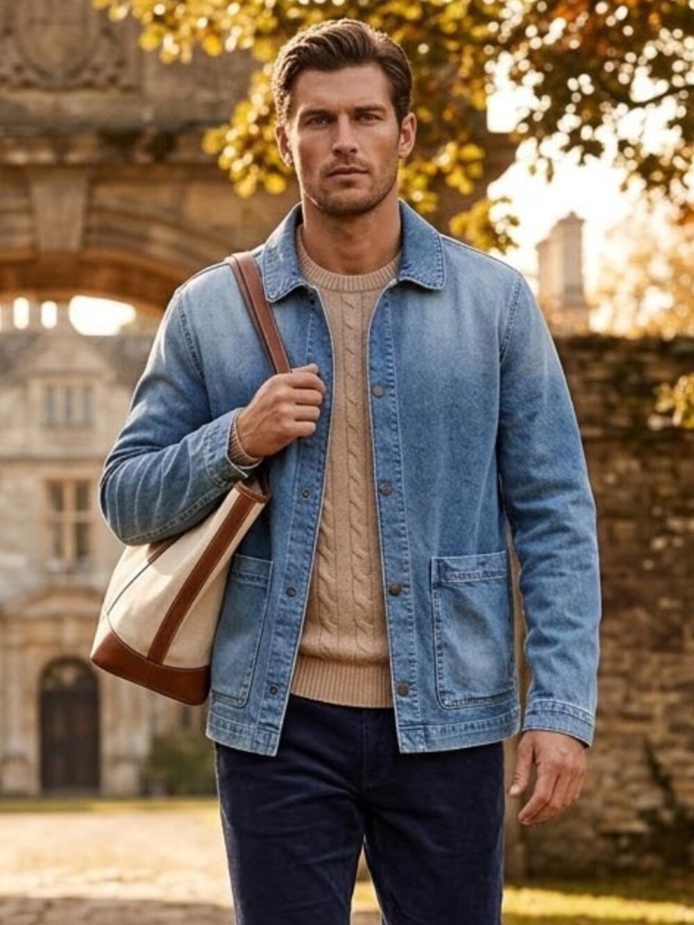 Michael Kors Washed Denim Shacket